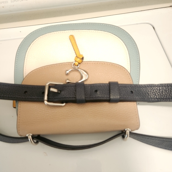Coach Remi Saddlebag Colorblock Crossbody Bag 1330 - Picture 3 of 11